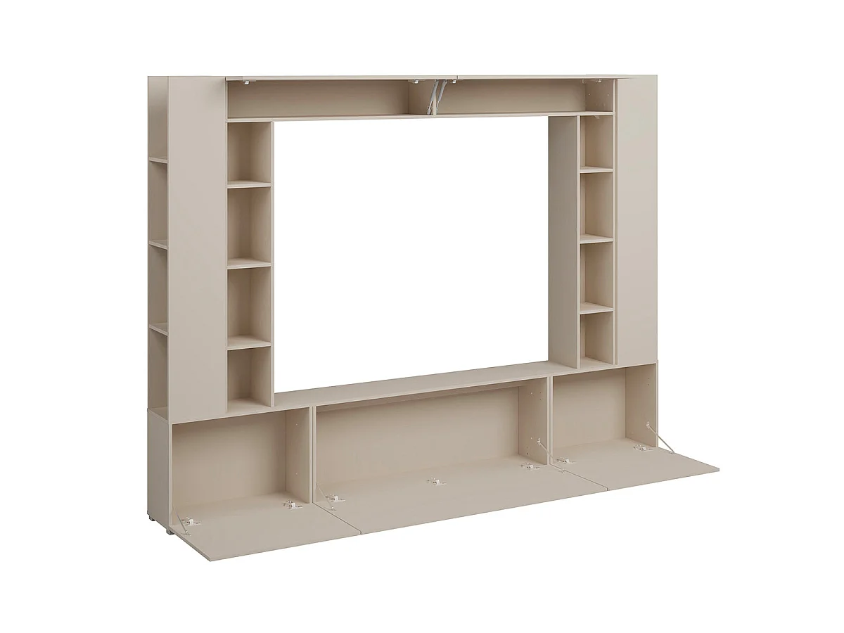 Mobile TV 5 ante 16 nicchie 260 cm Nala Cashmere