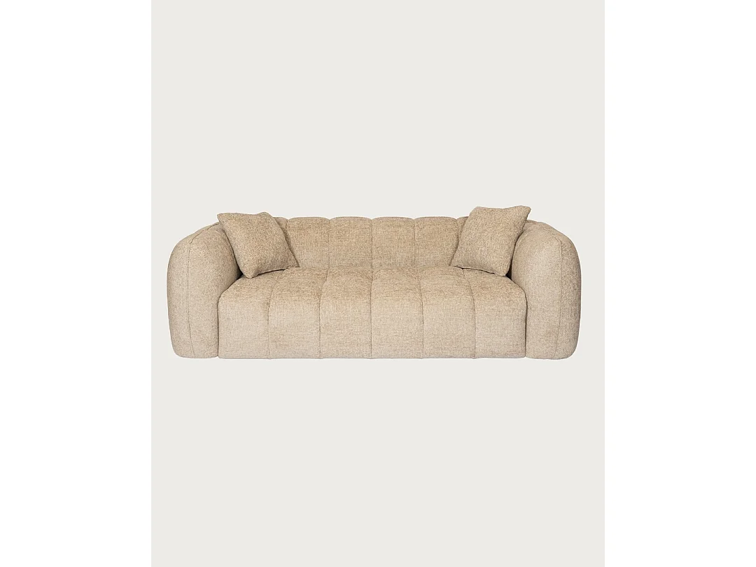 Nuage - Canapé en tissu 3 places kaki