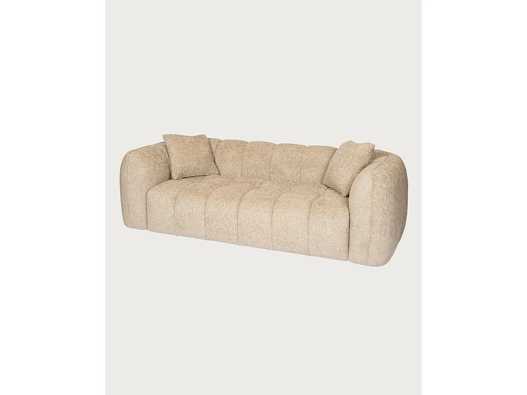 Nuage - Canapé en tissu 3 places kaki