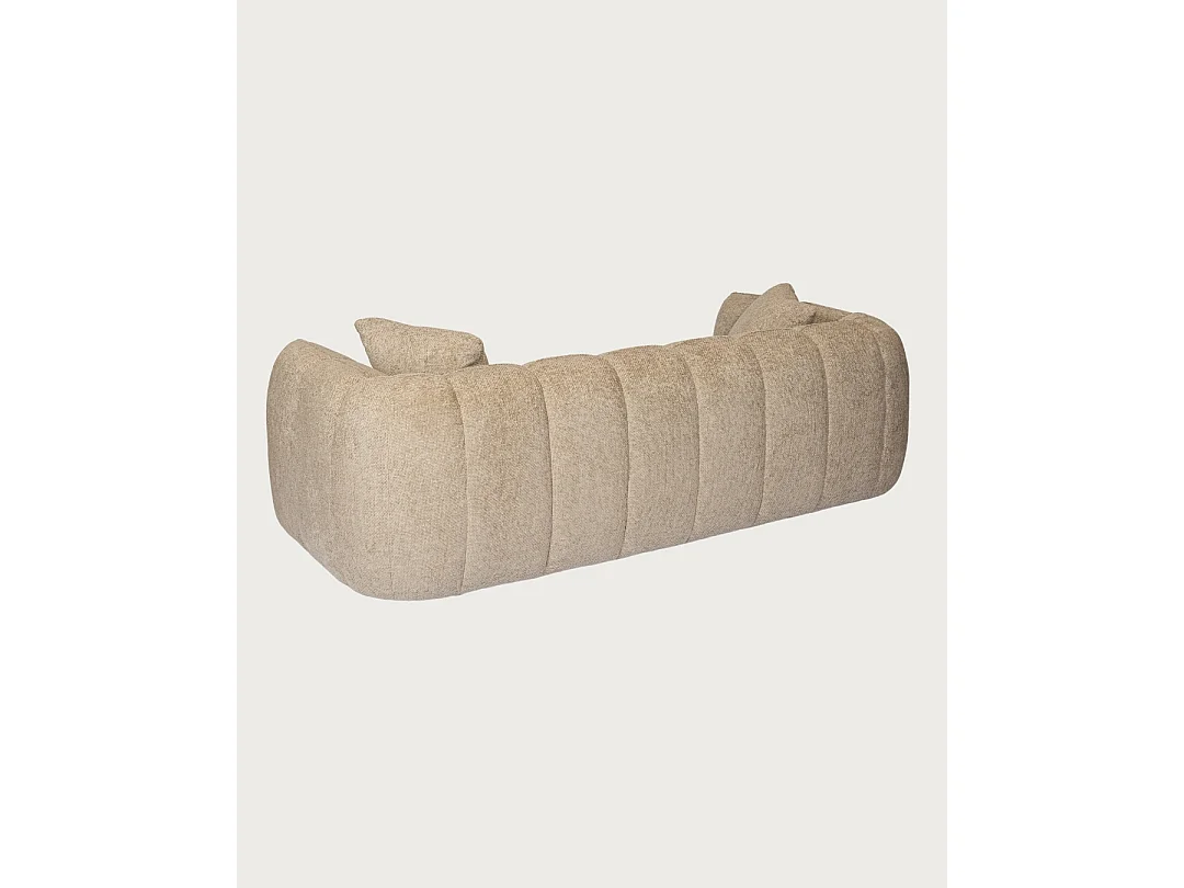 Nuage - Canapé en tissu 3 places kaki