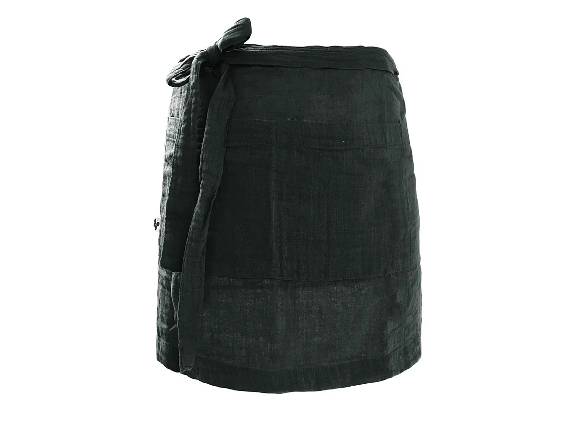 Demi-Tablier avec Double Poche Gaze de Coton Sapin - OUREA