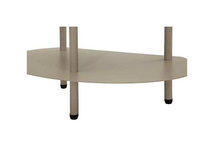 Saturn bedloper, schelpgrijs, 49,5x27,5x49,5 cm