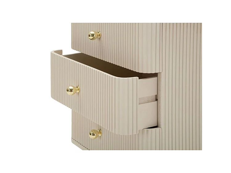Table de chevet Shy 3 tiroirs design compact moderne