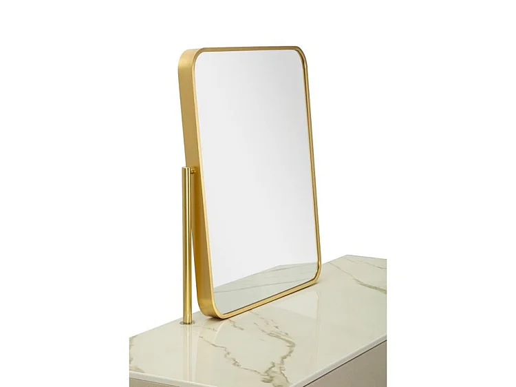 Coiffeuse de luxe avec miroir et tabouret design contemporain