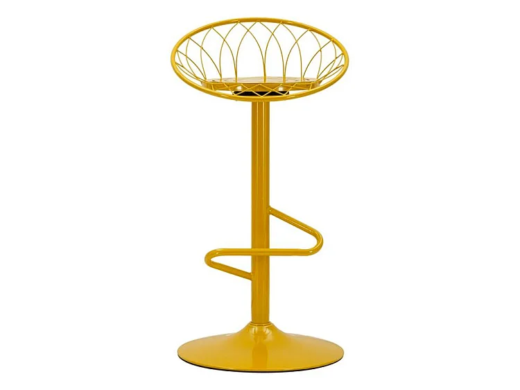 Tabouret de bar clox moutarde 49 x 45x92