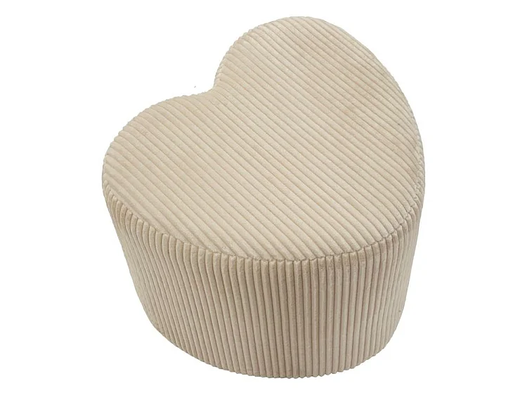 Pouf coeur dublino cm 49x45x42