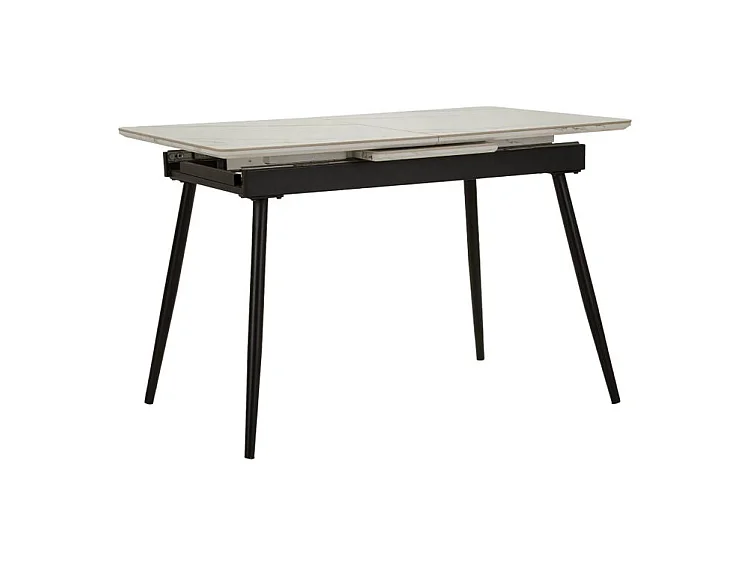 Table de salle à manger matt cm 120x80x75 (ouverte 155x80x75)