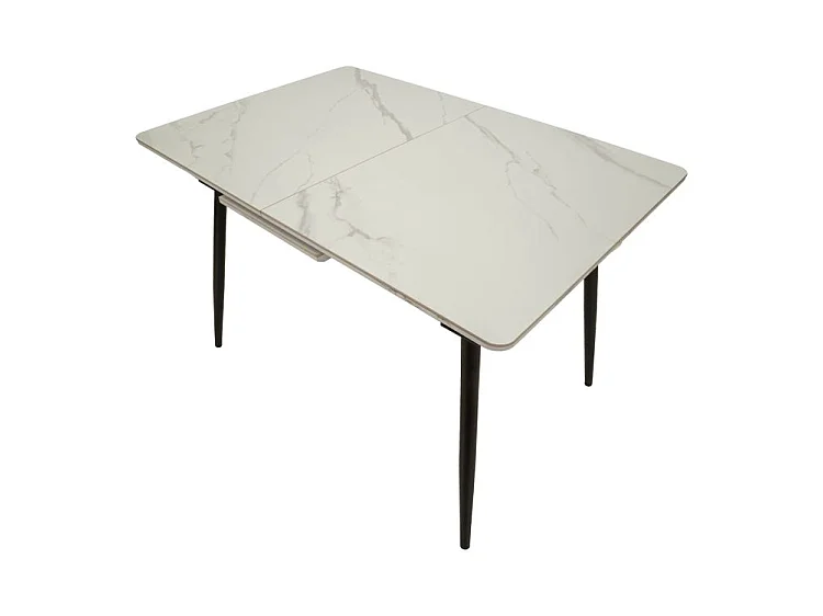 Table de salle à manger matt cm 120x80x75 (ouverte 155x80x75)