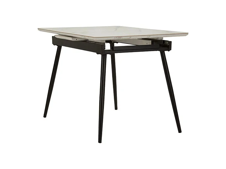 Table de salle à manger matt cm 120x80x75 (ouverte 155x80x75)
