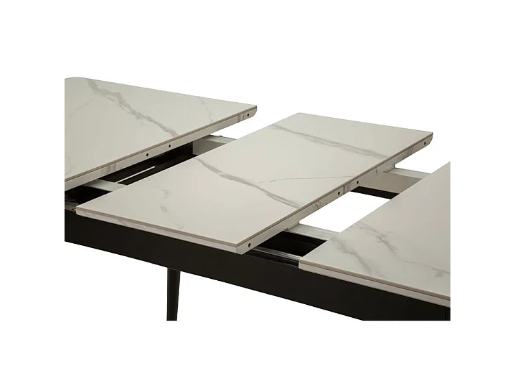 Table de salle à manger matt cm 120x80x75 (ouverte 155x80x75)