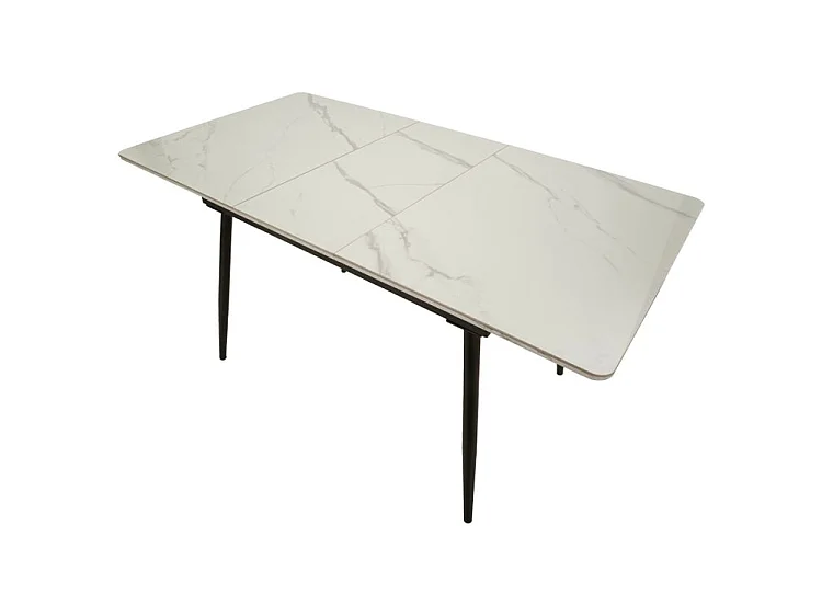 Table de salle à manger matt cm 120x80x75 (ouverte 155x80x75)