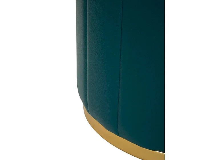 Pouf london avec queue de rangement, ø 46,5x44