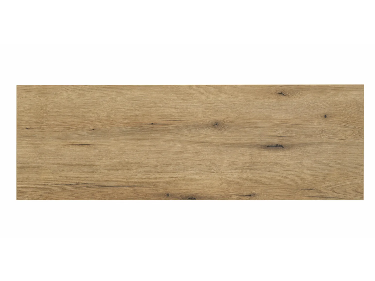 Ensemble suspendu NOVA 100cm avec panier à linge, meuble 2 tiroirs et plan de travail-Bleu/Naturel