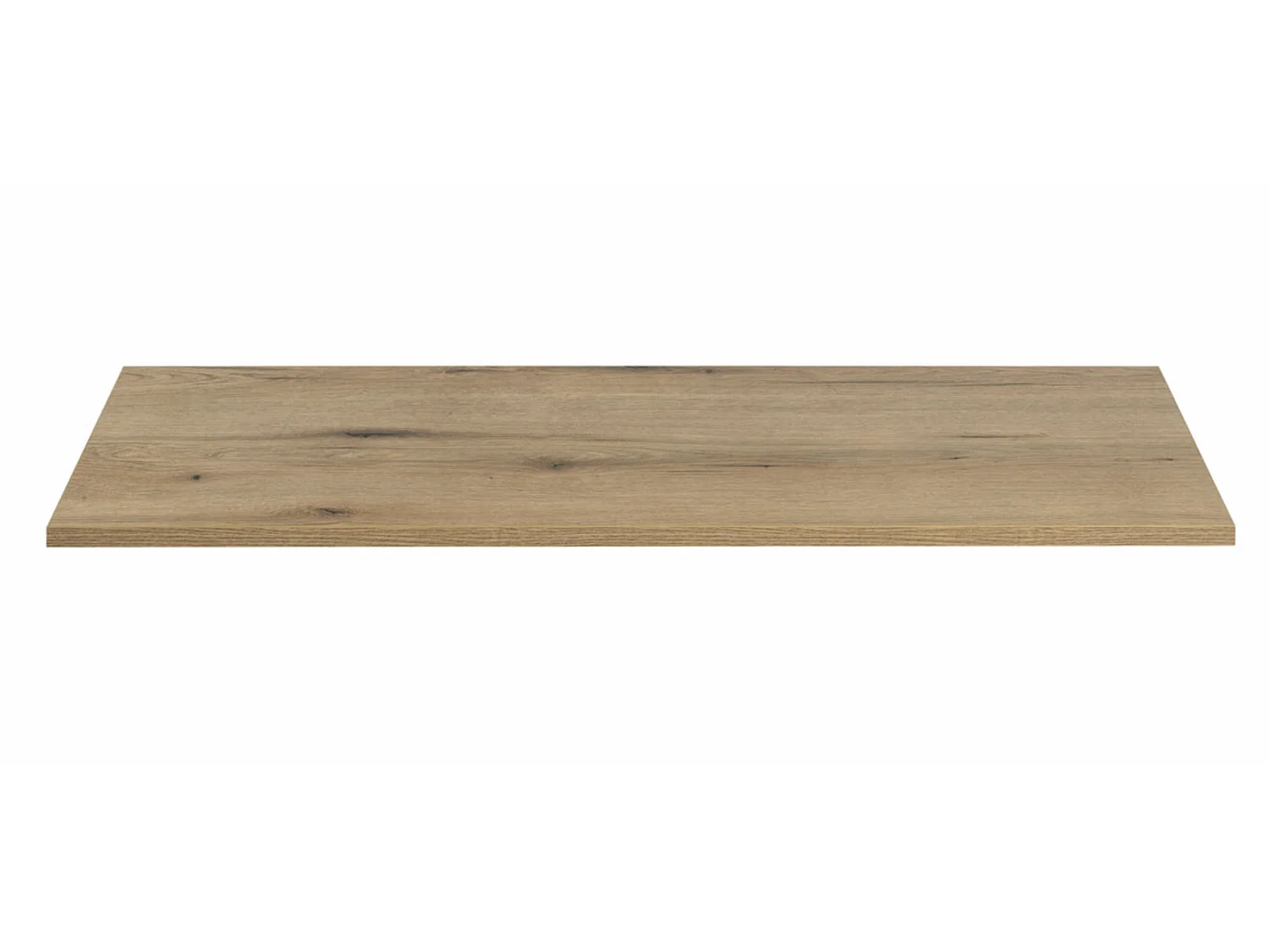 Ensemble suspendu NOVA 100cm avec panier à linge, meuble 2 tiroirs et plan de travail-Bleu/Naturel