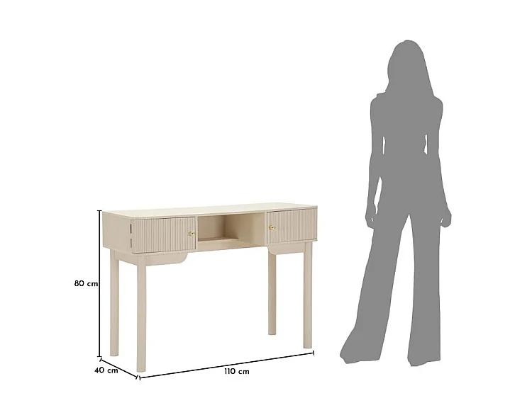 Bureau Shy design épuré moderne avec rangements