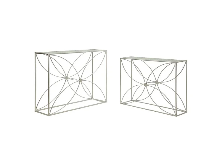 Ensemble de console paradise (2 pièces) - dimensions : 100 x 30x78 - 90 x 25x72