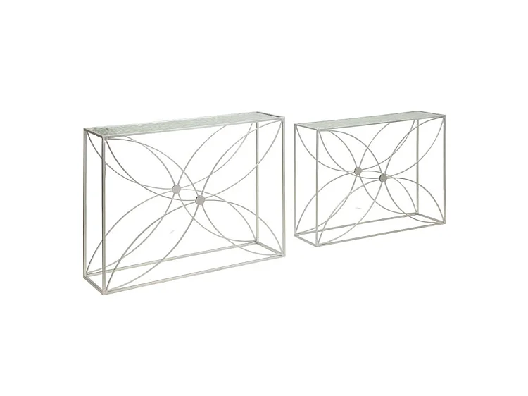 Ensemble de console paradise (2 pièces) - dimensions : 100 x 30x78 - 90 x 25x72