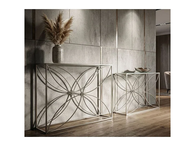 Ensemble de console paradise (2 pièces) - dimensions : 100 x 30x78 - 90 x 25x72