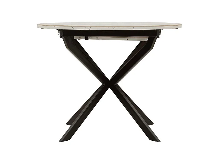 Table à manger martin cm ø 100x78 (ouverte cm 140x100x78)