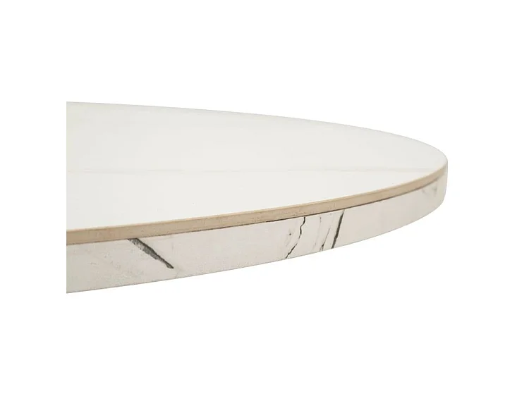 Table à manger martin cm ø 100x78 (ouverte cm 140x100x78)