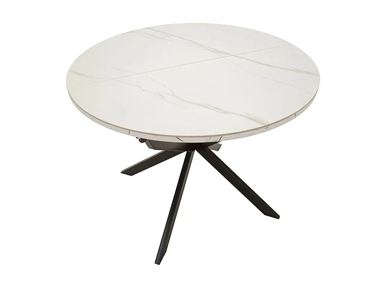 Table à manger martin cm ø 100x78 (ouverte cm 140x100x78)