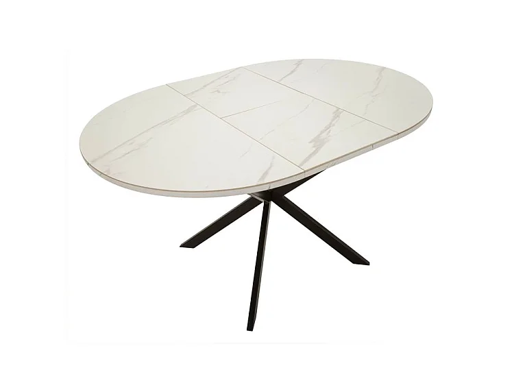 Table à manger martin cm ø 100x78 (ouverte cm 140x100x78)