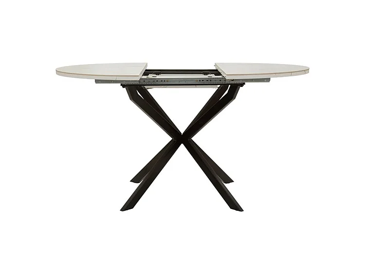 Table à manger martin cm ø 100x78 (ouverte cm 140x100x78)