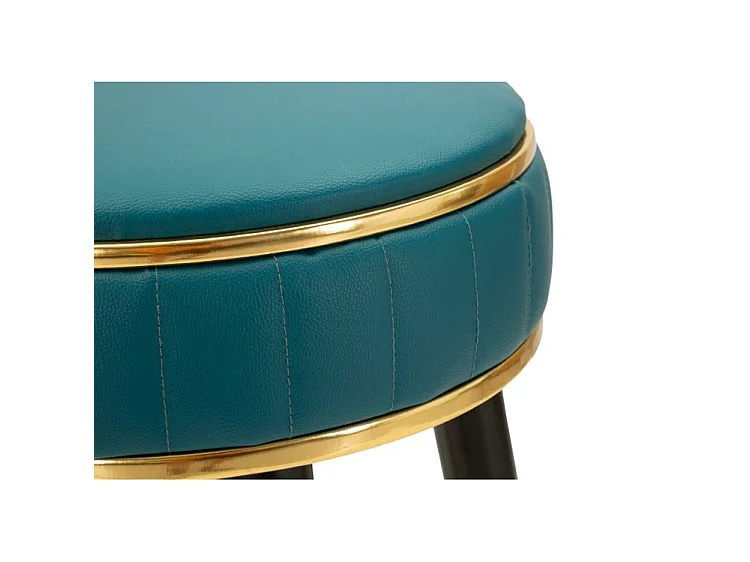 Tabouret de bar London vert design chic citadin