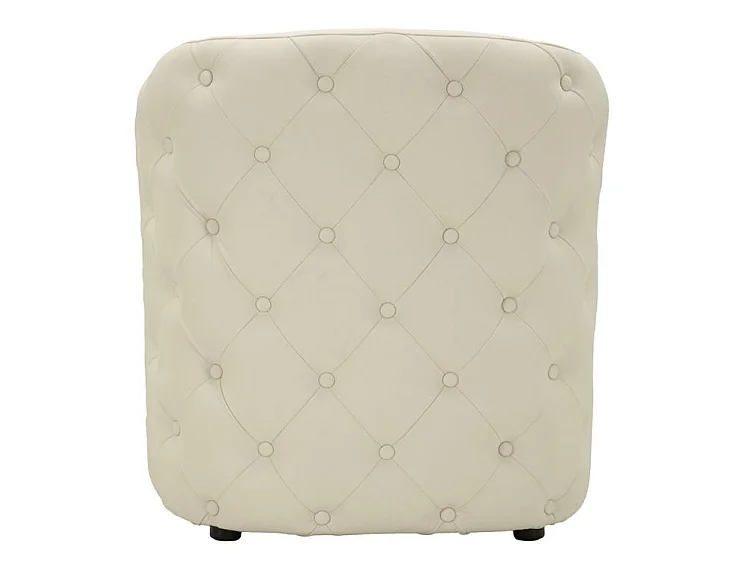Fauteuil Zagabria avec pouf capitonné design élégant