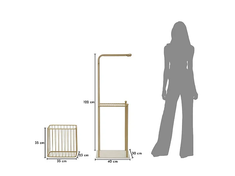 Porte-serviettes pour racines cm 40x30x122