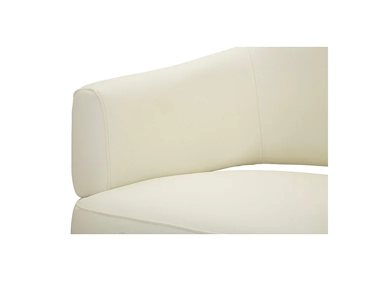 Fauteuil Minsk Plus doré design moderne incurvé