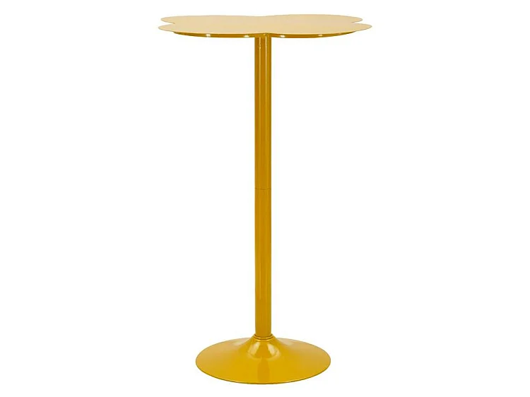 Table de bar clox moutarde cm ø 60x103