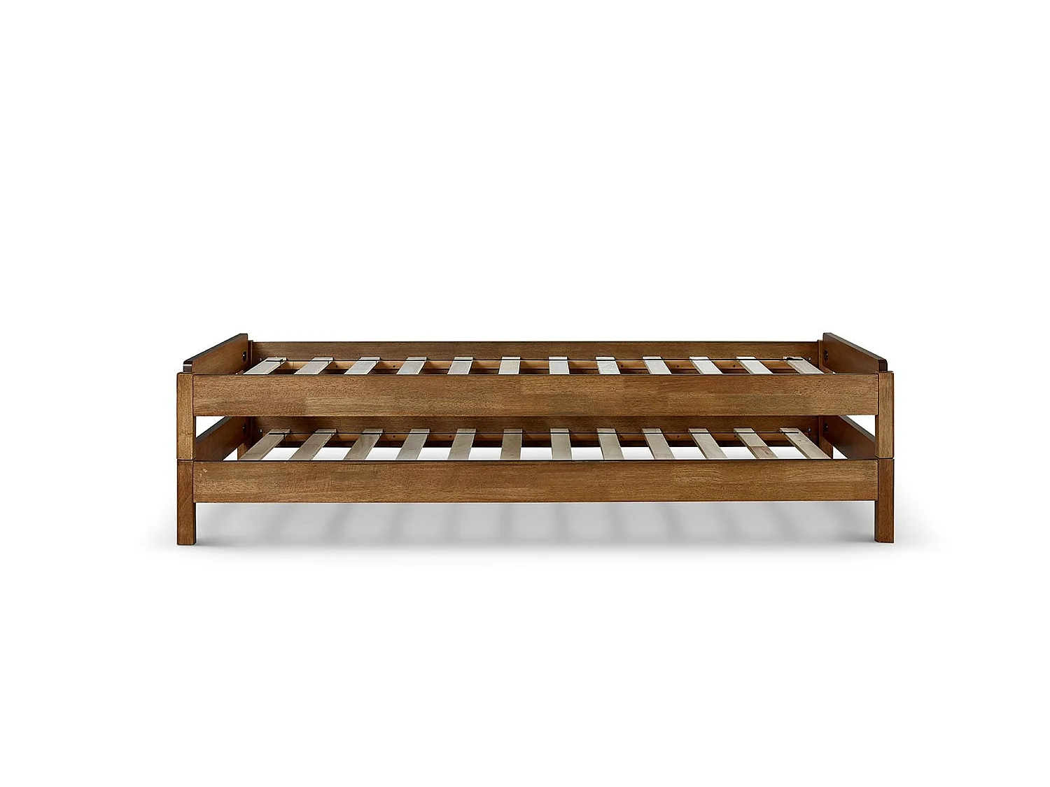 Oak Bedframe - 90 x 190 cm Bedframe in Beige