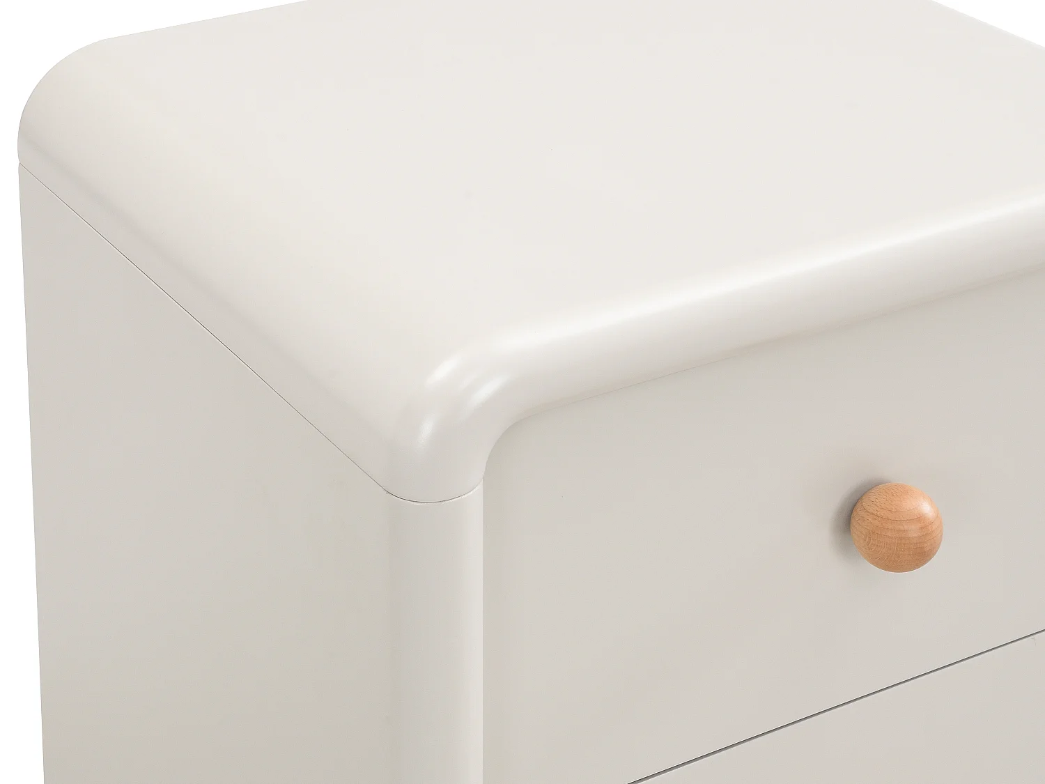 Lot 2 tables de chevet avec 2 tiroirs - Beige - SELORINA