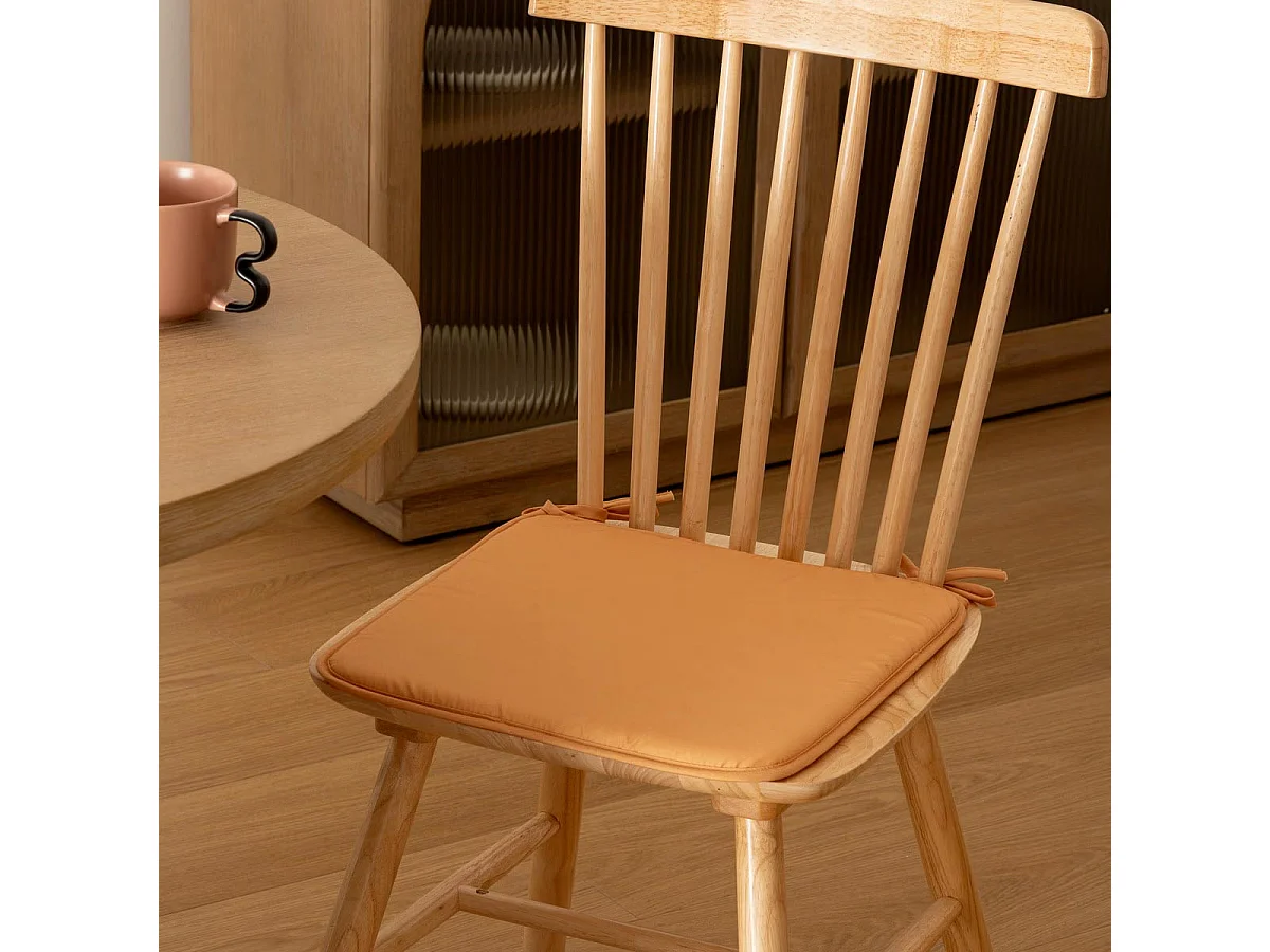 Galette de Chaise "Micro" 39x39cm Ocre