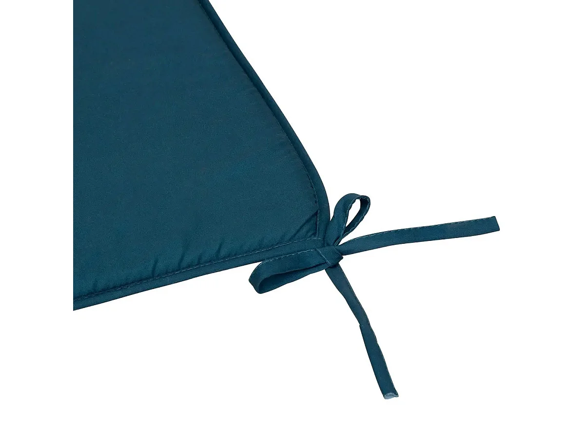 Galette de Chaise "Micro" 39x39cm Bleu Égéen