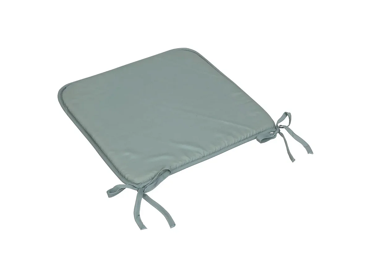 Galette de Chaise "Micro" 39x39cm Vert Céladon