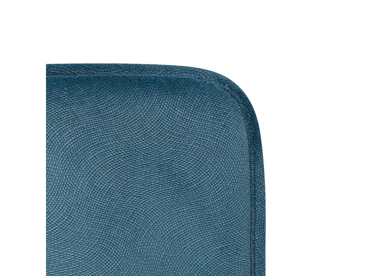 Galette de Chaise Uni "Lilou" 38x38 cm Bleu Canard