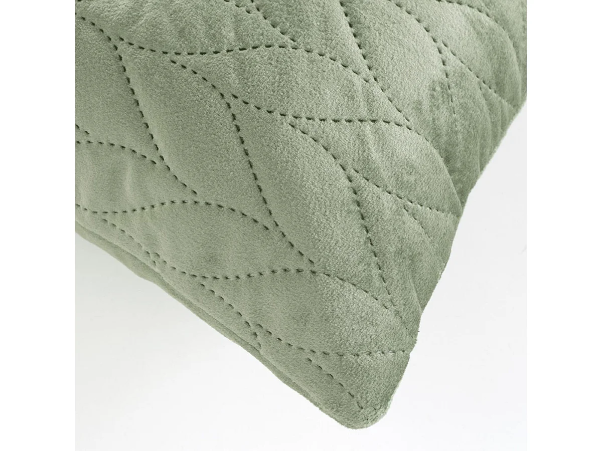 Housse de Coussin en Velours "Daisy" 40x40cm Sauge