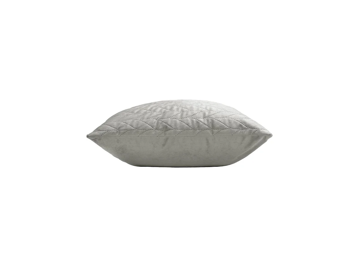 Housse de Coussin en Velours "Daisy" 40x40cm Gris