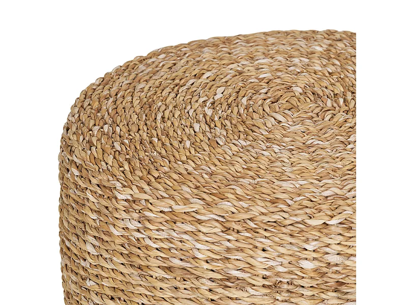 BANANA-Puf de junco marino natural ø40cm