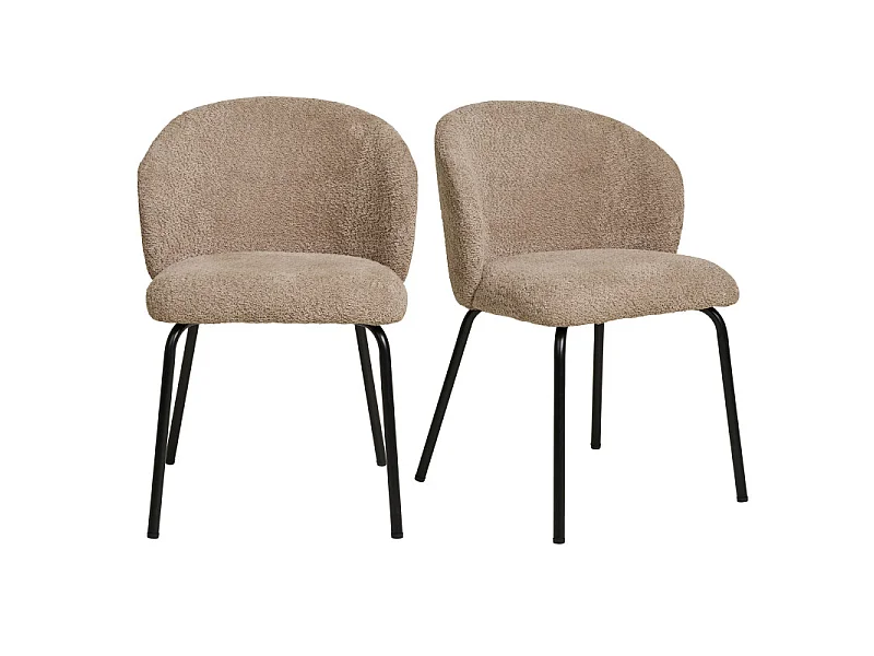 SOPHIE-Set di 2 sedie beige
