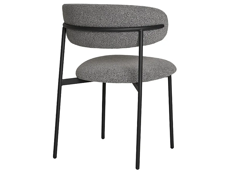 CARLA-Set di 2 sedie grigie