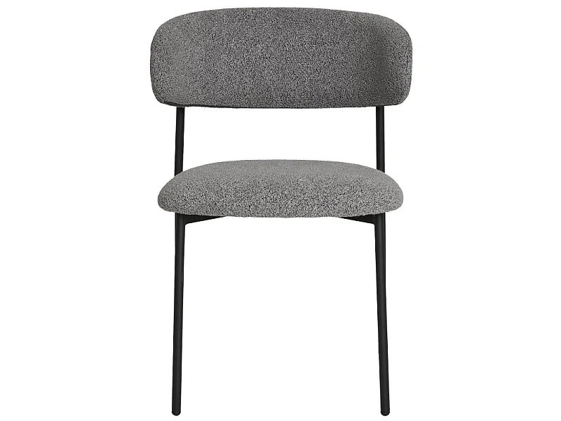 CARLA-Set di 2 sedie grigie
