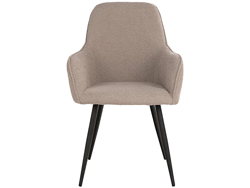 GRACE-Set di 2 sedie color tortora