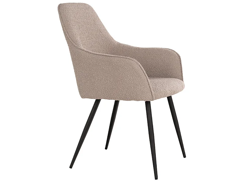 GRACE-Set di 2 sedie color tortora