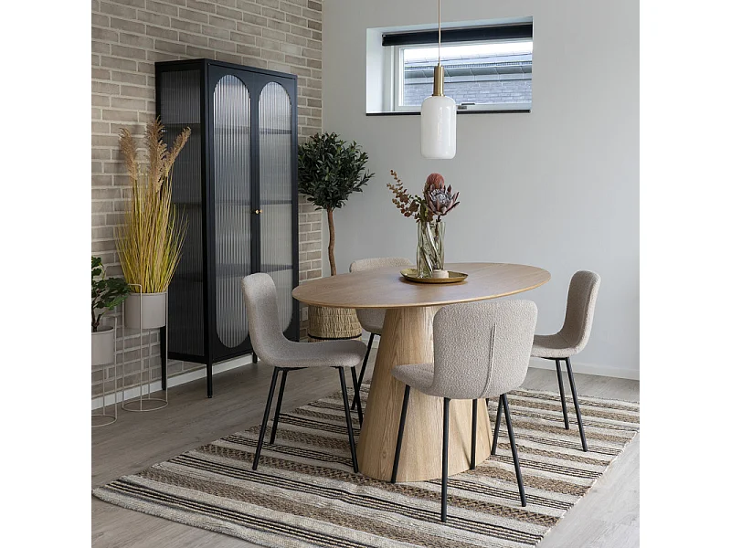 CELIA-Set di 2 sedie beige