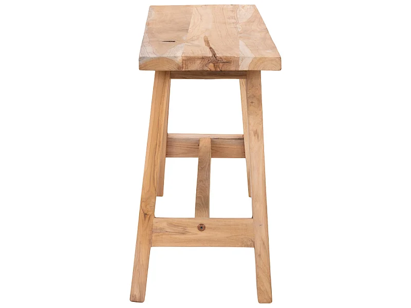 BART-Panca in teak naturale riciclato 90 cm