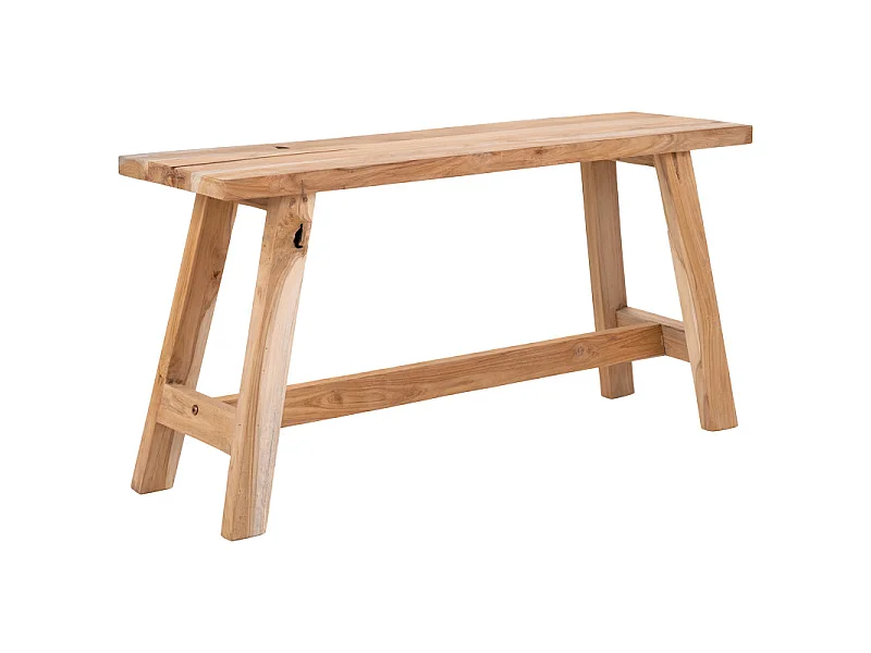 BART-Panca in teak naturale riciclato 90 cm