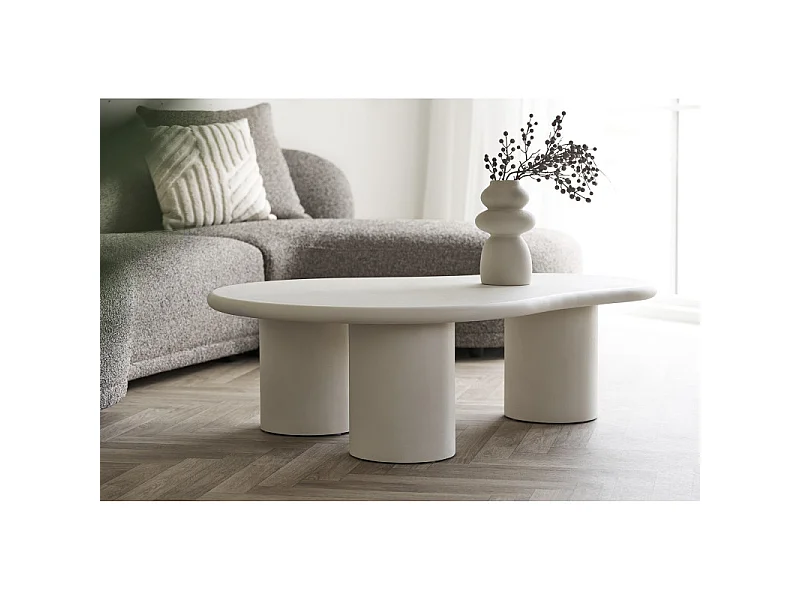 MALIBU-Canapé d'angle droit en tissu taupe